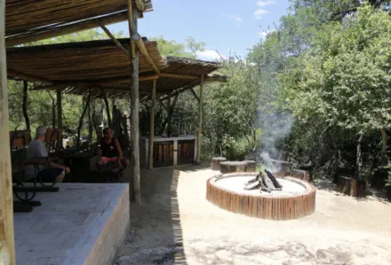 Sunset Game Lodge Bush Braai area