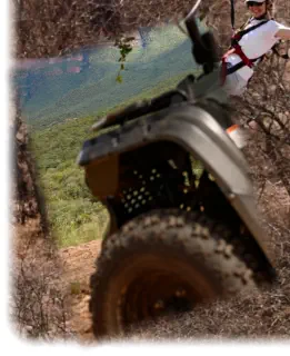 Quad and Zipline Activity near Hoedspruit