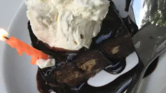 Chocolate Brownie in the Bush