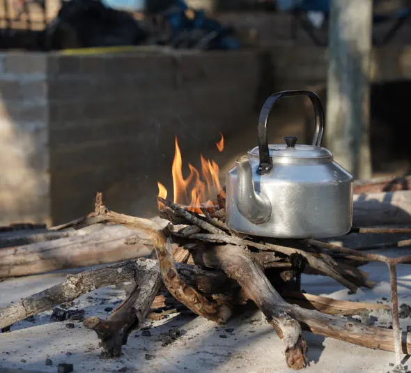Rustic Camping at Sunset Lodge and Safaris near Orpen Gate