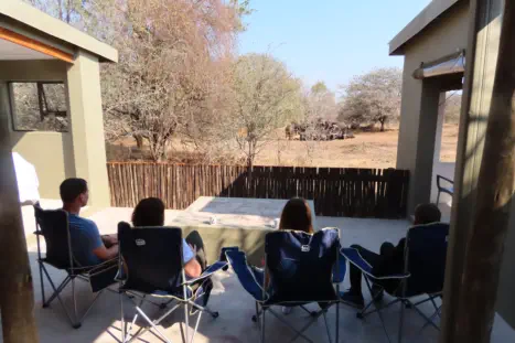 Sunset Game Lodge near Orpen Gate Semi-tented Family Bush Cabin